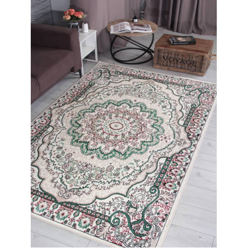 Ковер DARGA ( ДАРГА ) F670 - CREAM - GREEN