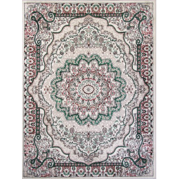 Ковер DARGA ( ДАРГА ) F670 - CREAM - GREEN
