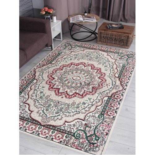 Ковер DARGA ( ДАРГА ) F670 - CREAM - RED