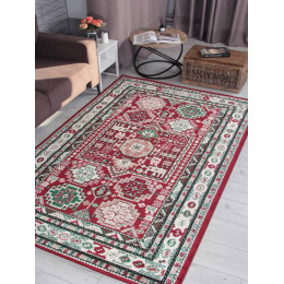 Ковер DARGA ( ДАРГА ) F667 - RED - CREAM