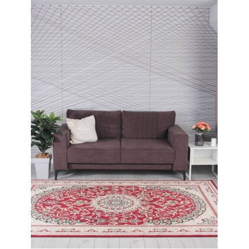 Ковер DARGA ( ДАРГА ) F672 - RED - CREAM