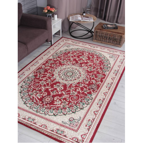 Ковер DARGA ( ДАРГА ) F672 - RED - CREAM
