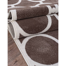 Ковер SIERRA ( СИЕРРА ) D713 - BROWN-CREAM 2 