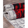 Ковер RIO ( РИО ) C081 - GRAY-RED