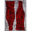 Ковер RIO ( РИО ) C081 - GRAY-RED