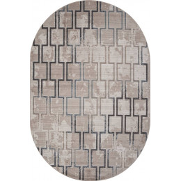 Ковер SIERRA ( СИЕРРА ) F353 - BEIGE-BLUE ( Овал ) 