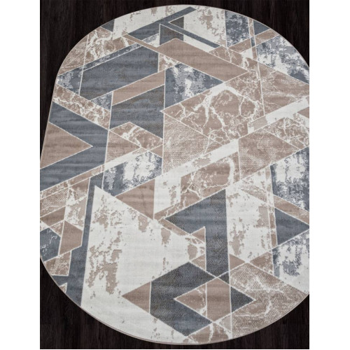 Ковер SIERRA ( СИЕРРА ) F354 - BEIGE-BLUE ( Овал )
