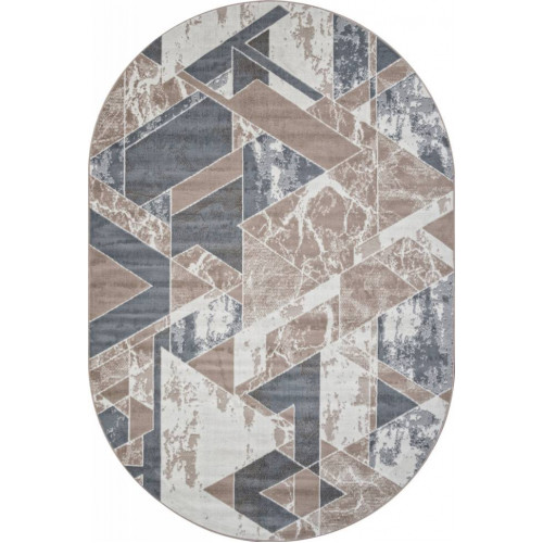 Ковер SIERRA ( СИЕРРА ) F354 - BEIGE-BLUE ( Овал )
