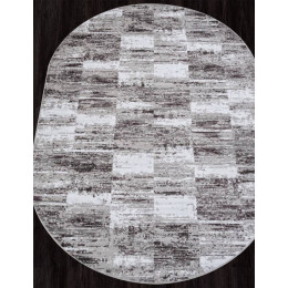 Ковер SILVER ( СИЛЬВЕР ) F394 - GRAY ( Овал )