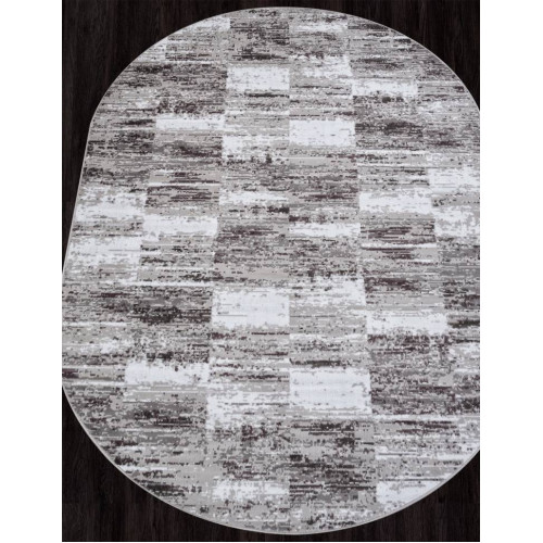 Ковер SILVER ( СИЛЬВЕР ) F394 - GRAY ( Овал )
