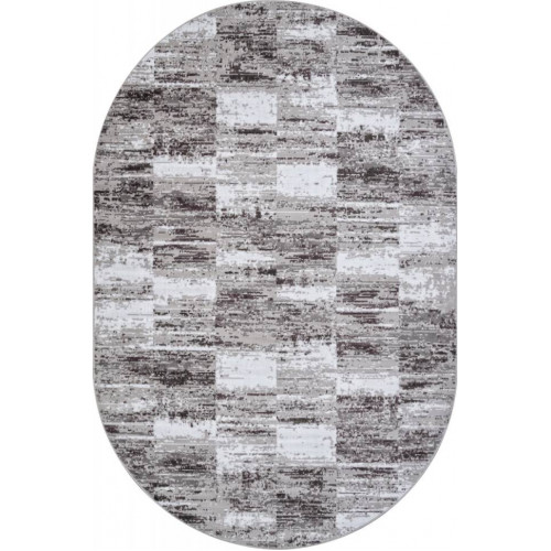 Ковер SILVER ( СИЛЬВЕР ) F394 - GRAY ( Овал )