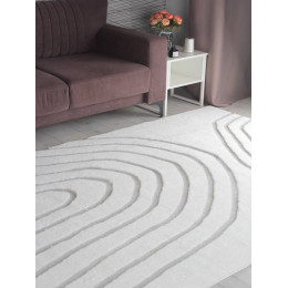 Ковер RABBIT CARVING ( РЭББИТ КАРВИНГ ) PX4002 - CREAM / GRAY