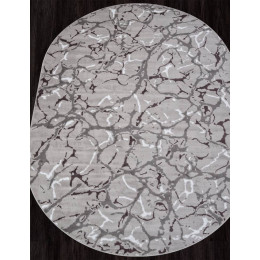 Ковер SILVER ( СИЛЬВЕР ) F389 - GRAY ( Овал )