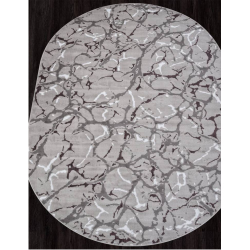 Ковер SILVER ( СИЛЬВЕР ) F389 - GRAY ( Овал )