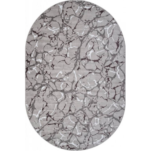 Ковер SILVER ( СИЛЬВЕР ) F389 - GRAY ( Овал )