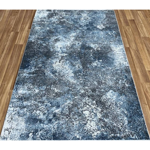 Ковер VEGA ( ВЕГА ) 0966A - B.ANTHRACITE / L.BLUE