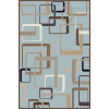 Ковер VALENCIA DELUXE ( ВАЛЕНСИЯ ДЕЛЮКС ) d254 - L.BLUE-BROWN 