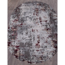 Ковер GRAND ( ГРАНД ) 23319 - 950 GREY / PURPLE ( Овал )