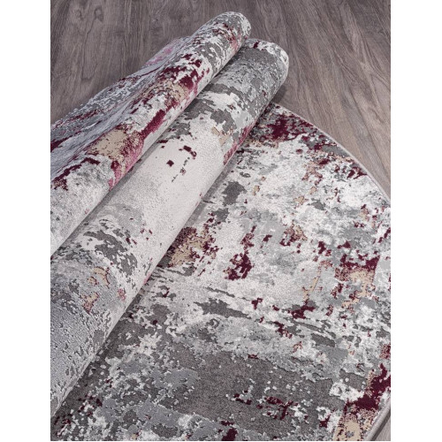 Ковер GRAND ( ГРАНД ) 23319 - 950 GREY / PURPLE ( Овал )