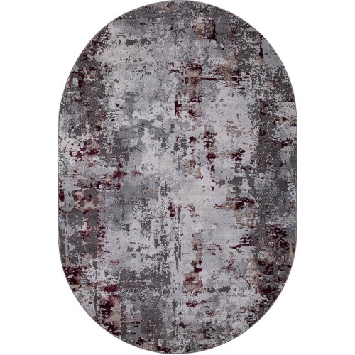 Ковер GRAND ( ГРАНД ) 23319 - 950 GREY / PURPLE ( Овал )