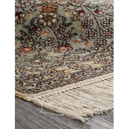 Ковер TIBET SILK & SILK ( ТИБЕТ СИЛК ЭНД СИЛК ) S-02 - СREAM / BLUE