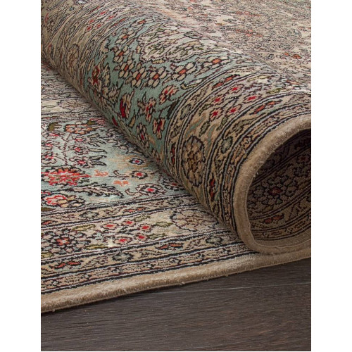Ковер TIBET SILK & SILK ( ТИБЕТ СИЛК ЭНД СИЛК ) S-05 - СREAM / BLUE 