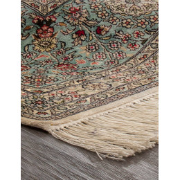 Ковер TIBET SILK & SILK ( ТИБЕТ СИЛК ЭНД СИЛК ) S-05 - СREAM / BLUE 