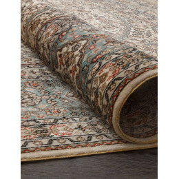 Ковер TIBET SILK & SILK ( ТИБЕТ СИЛК ЭНД СИЛК ) S-08 - СREAM / BLUE 