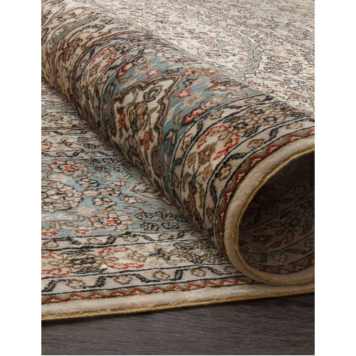 Ковер TIBET SILK & SILK ( ТИБЕТ СИЛК ЭНД СИЛК ) S-08 - СREAM / BLUE 
