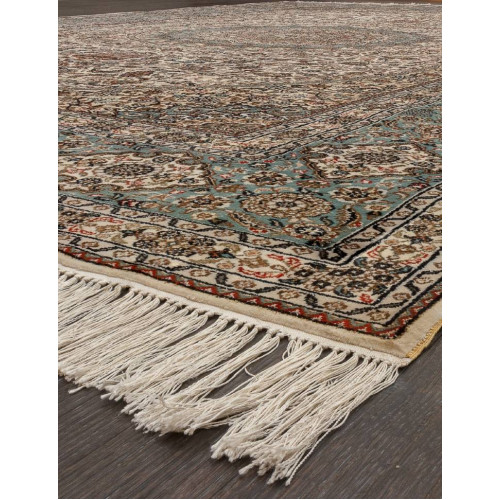 Ковер TIBET SILK & SILK ( ТИБЕТ СИЛК ЭНД СИЛК ) S-08 - СREAM / BLUE 
