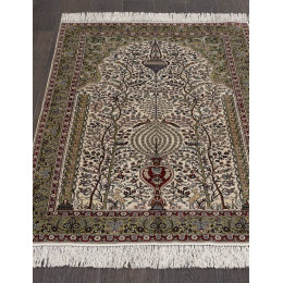 Ковер TIBET SILK & SILK ( ТИБЕТ СИЛК ЭНД СИЛК ) S-12 - СREAM  