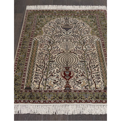 Ковер TIBET SILK & SILK ( ТИБЕТ СИЛК ЭНД СИЛК ) S-12 - СREAM  