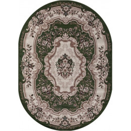 Ковер GAVANA ( ГАВАНА ) D017 - GREEN ( Овал )