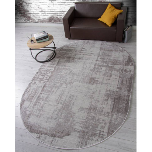 Ковер GRAFF ( ГРАФФ ) F237 - GRAY-BEIGE ( Овал )