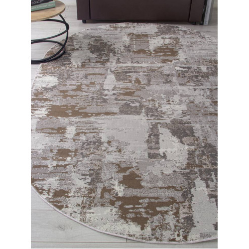 Ковер GRAFF ( ГРАФФ ) F238 - GRAY-BEIGE ( Овал )