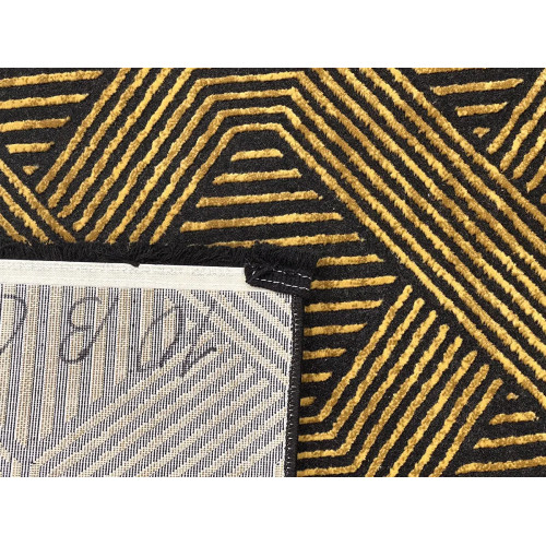 Ковер PORTFOLIO ( ПОРТФОЛИО ) 04010A - BLACK / D.YELLOW