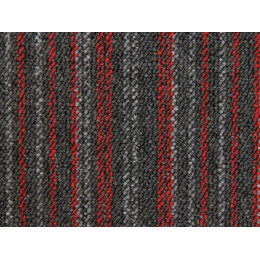 Ковровая плитка BONKEEL Space Strip Red