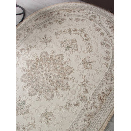 Ковер JASMINE ( ЖАСМИН ) 35760Z - CREAM / CREAM ( Овал )