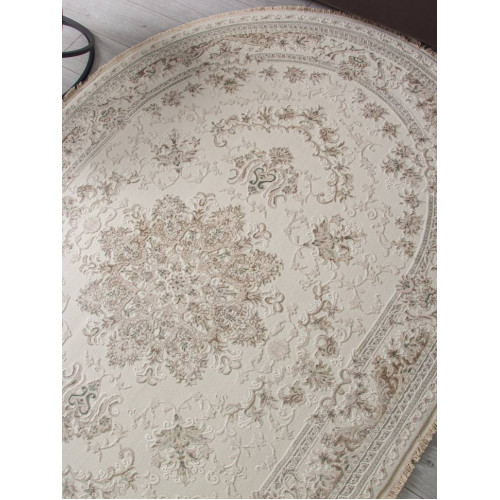 Ковер JASMINE ( ЖАСМИН ) 35760Z - CREAM / CREAM ( Овал )
