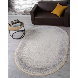Ковер JASMINE ( ЖАСМИН ) 35831Z - CREAM / L.GREY ( Овал )