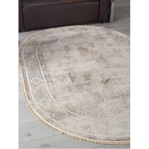Ковер JASMINE ( ЖАСМИН ) 35905Z - CREAM / CREAM ( Овал )