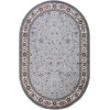 Ковер VALENCIA DELUXE ( ВАЛЕНСИЯ ДЕЛЮКС ) d251 - L.BLUE-BROWN ( Овал )