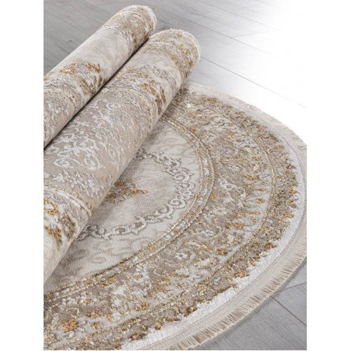 Ковер MOSSO ( МОССО ) 27226 - BEIGE / BEIGE ( Овал )