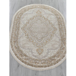 Ковер MOSSO ( МОССО ) 27226 - BEIGE / BEIGE ( Овал )