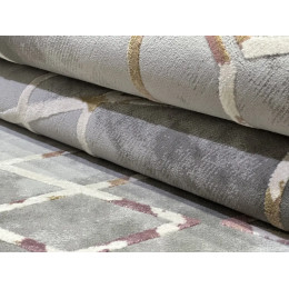 Ковер IMOLA ( ИМОЛА ) 02937A - GREY / PINK