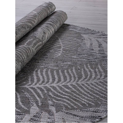 Ковер KAIR ( КАИР) S132 - DARK-GRAY ( Овал ) 