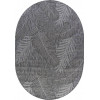 Ковер KAIR ( КАИР) S132 - DARK-GRAY ( Овал ) 