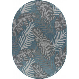 Ковер KAIR ( КАИР) S132 - BLUE ( Овал )