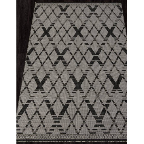 Ковер KAIR ( КАИР) S135 - BLACK-GRAY  