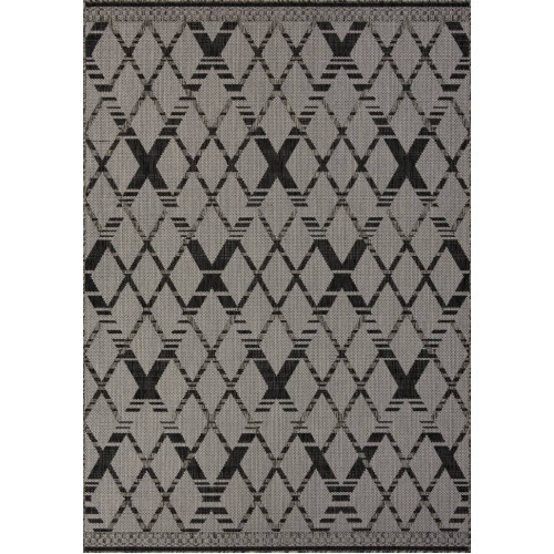 Ковер KAIR ( КАИР) S135 - BLACK-GRAY  